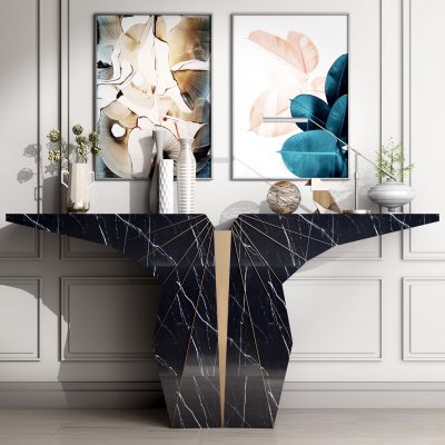 新古典玄关柜端景台摆件