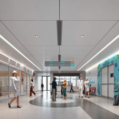 现代儿童医院急诊大厅