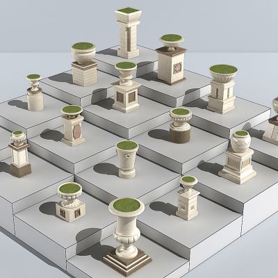 欧式花园景观花盆