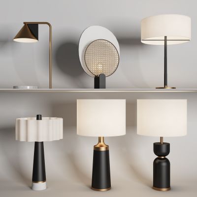 新中式台灯组合