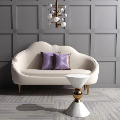 现代云朵异形沙发边几