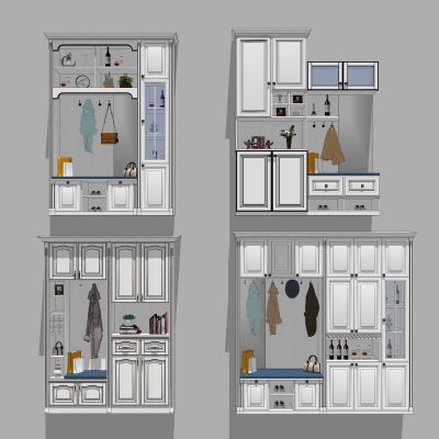 欧式鞋柜 置物柜 矮柜