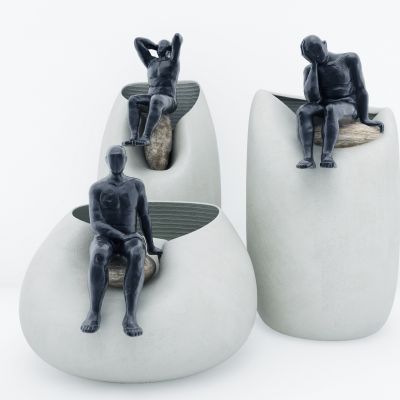 现代抽象人物雕塑雕像摆件