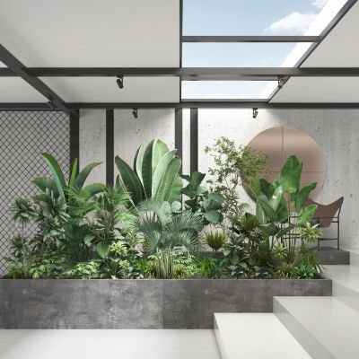 植物堆  花草  装饰