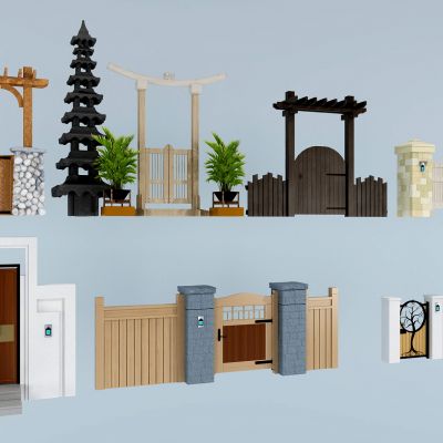 工业风别墅院子大门