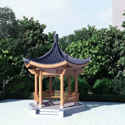 中式韩式古建凉亭