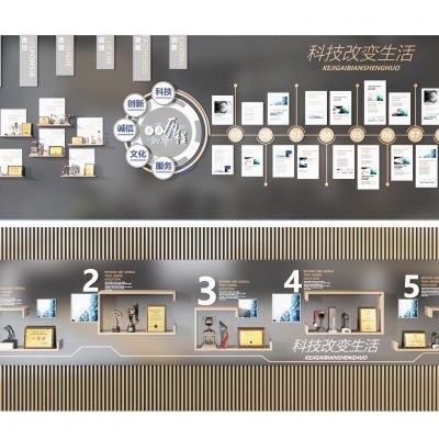 企业展示墙  文化墙