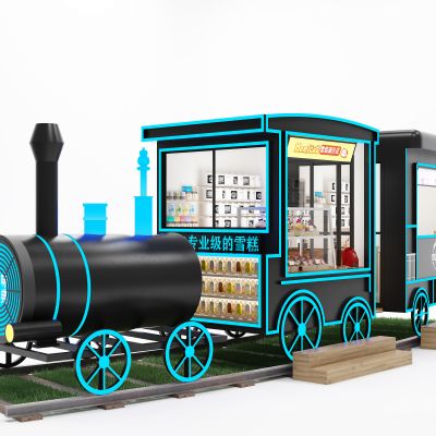 现代小火车售货车