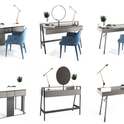 现代梳妆台书桌
