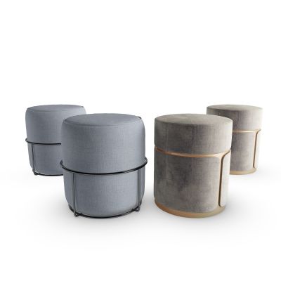 现代轻奢圆形凳子