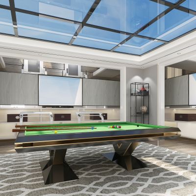 现代休息娱乐室