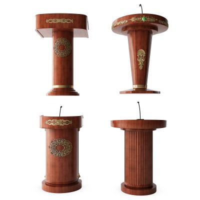 现代发布台演讲台