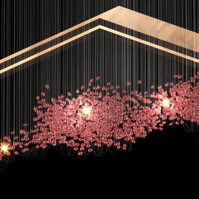 新中式大厅水晶大型吊灯
