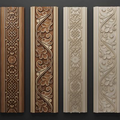 欧式民族线脚腰线雕刻