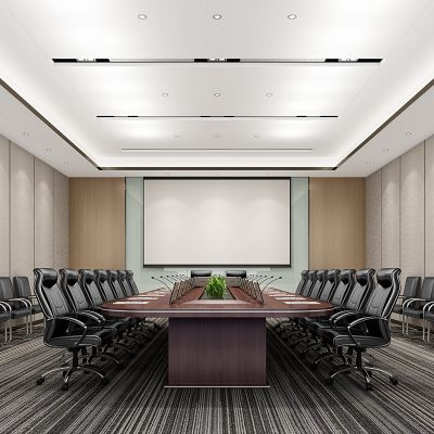 现代办公会议室