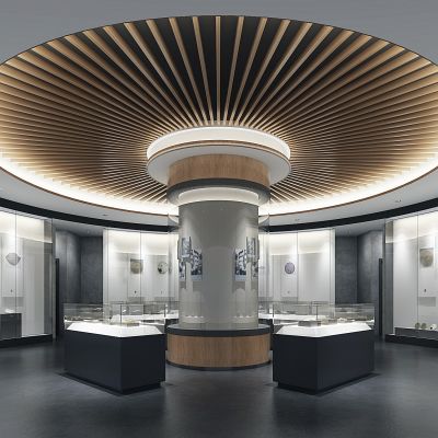 现代圆形展厅