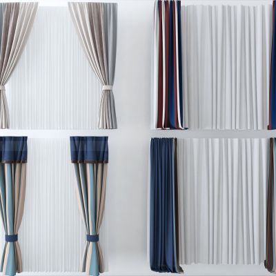 现代地中海窗帘