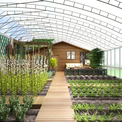 新中式温室大棚