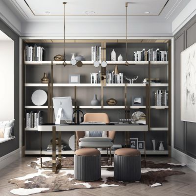 现代轻奢书房