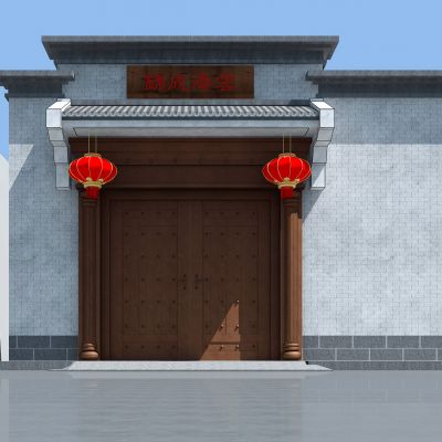 中式大门