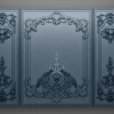 欧式法式雕花墙面