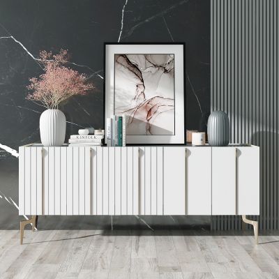 现代轻奢玄关装饰柜