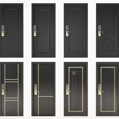 欧式单开门木门组合