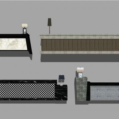 新中式办公室 前台