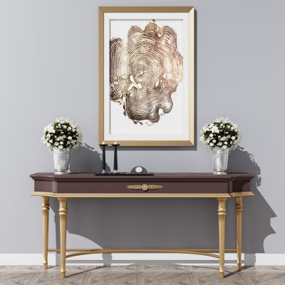 美式法式玄关柜