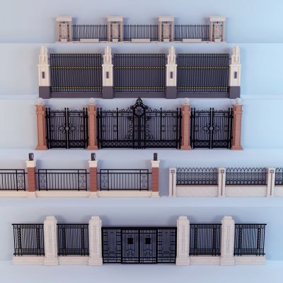 欧式铁艺雕花栏杆护栏