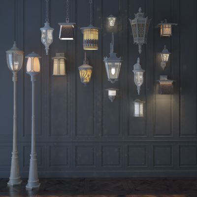 现代户外灯