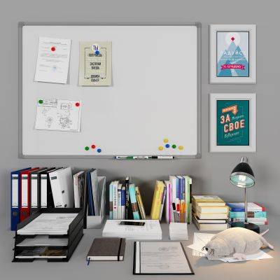 现代笔记本办公用品