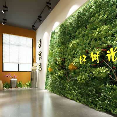 现代植物墙