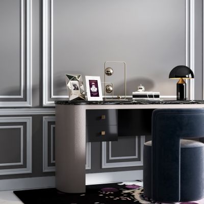 现代轻奢梳妆台