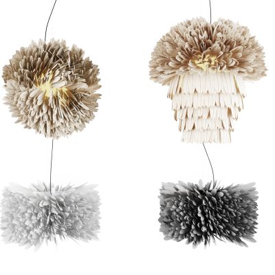现代羽毛造型吊灯