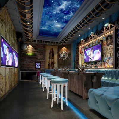 欧式海盗船长主题KTV