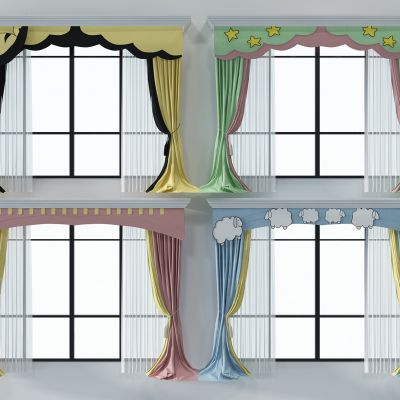 欧式窗帘组合