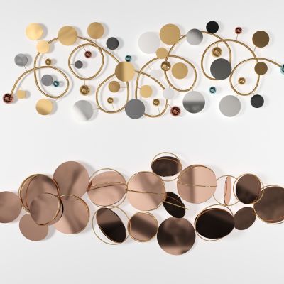 新中式金属墙饰挂件