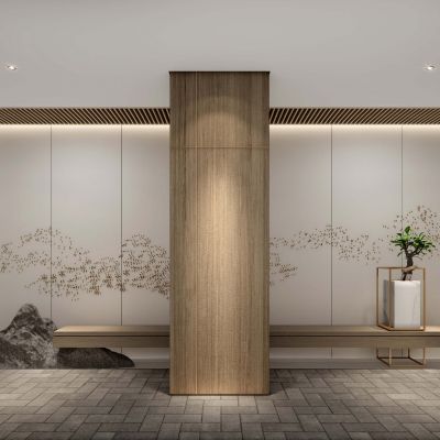 新中式玄关饰品摆件