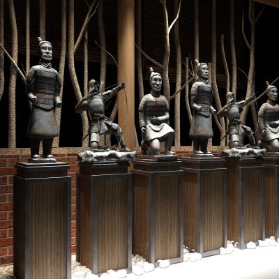 现代秦始皇兵马俑