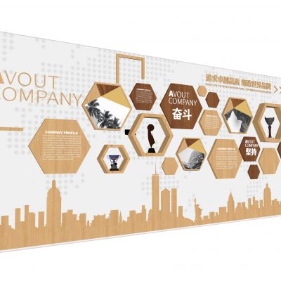 新中式文化墙 简介墙