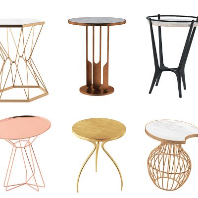 现代金属铁艺角几