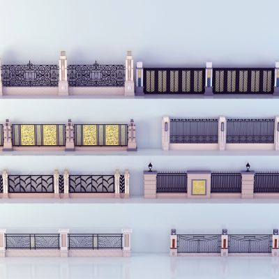 现代铁艺栏杆护栏围栏