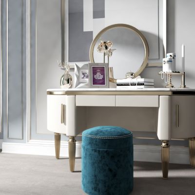 现代轻奢梳妆台