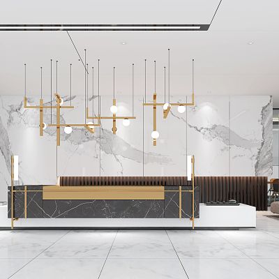 新中式办公大堂