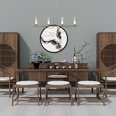 现代茶桌椅组合