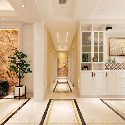 简欧客餐厅 过道走廊