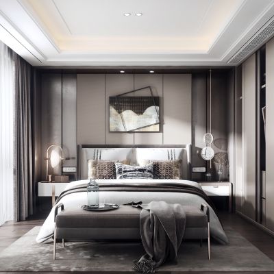 现代主卧室