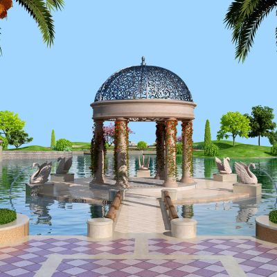 欧式景观凉亭