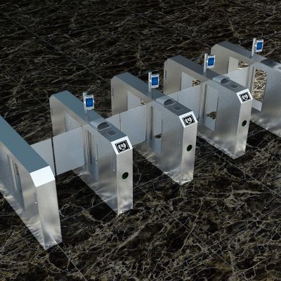 现代道闸门禁闸机